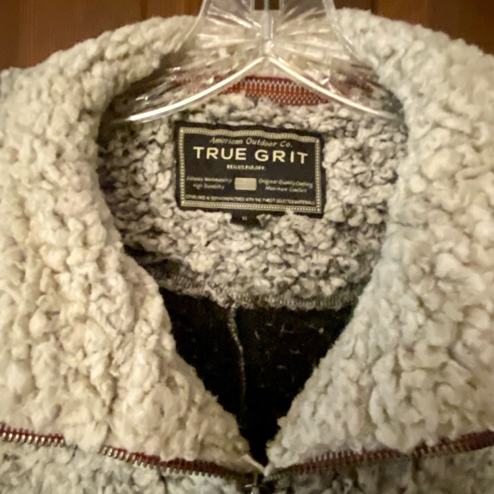 True Grit fleece 3/4 zipper pull over